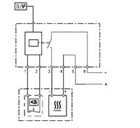 DCT 010 Electronic Thermostat diagram